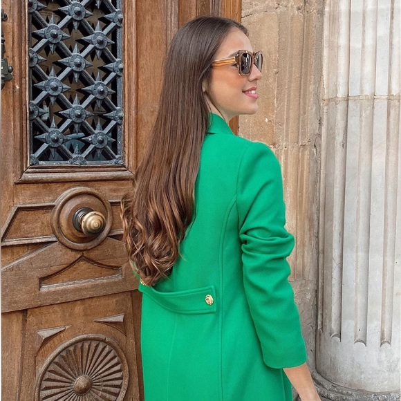 Zara buttoned tailored coat - Picture 10 of 16